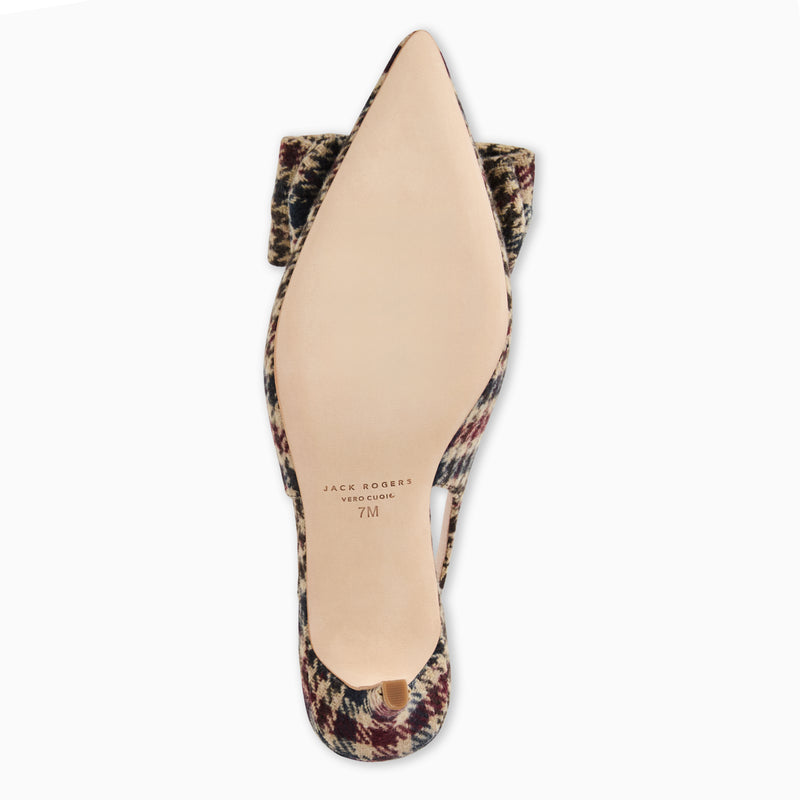 MacLean Fabric Bow Slingback Heel