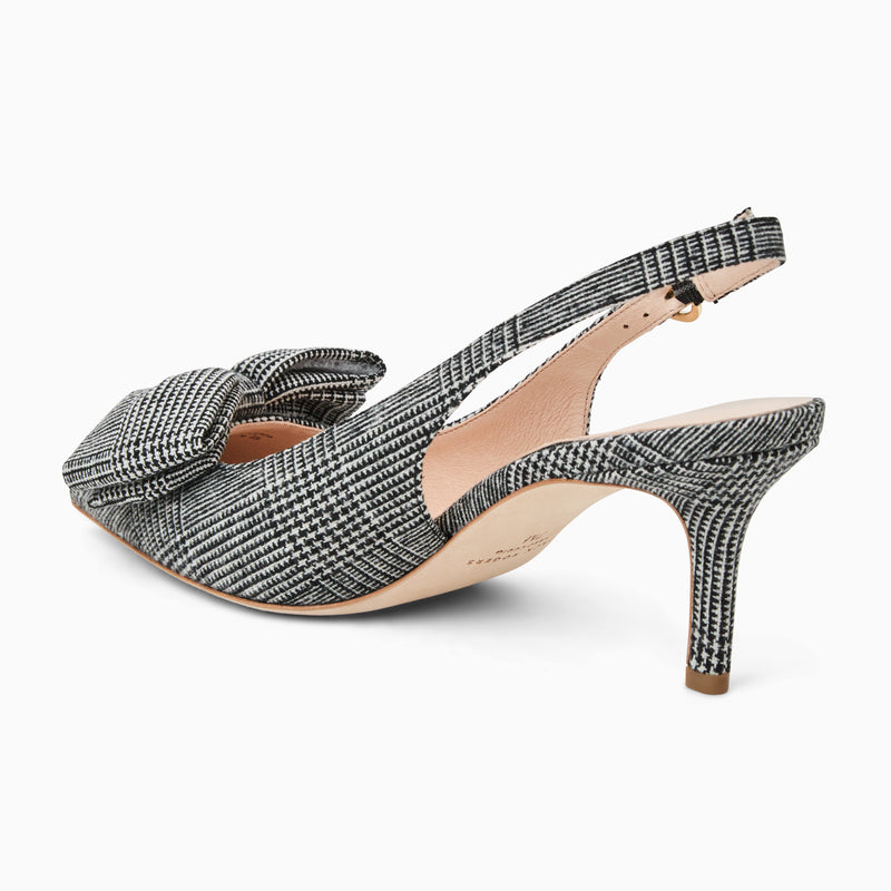 MacLean Fabric Bow Slingback Heel