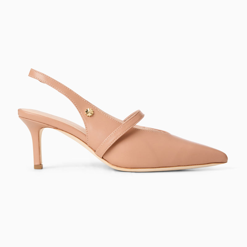 Blythe Leather Slingback Heel