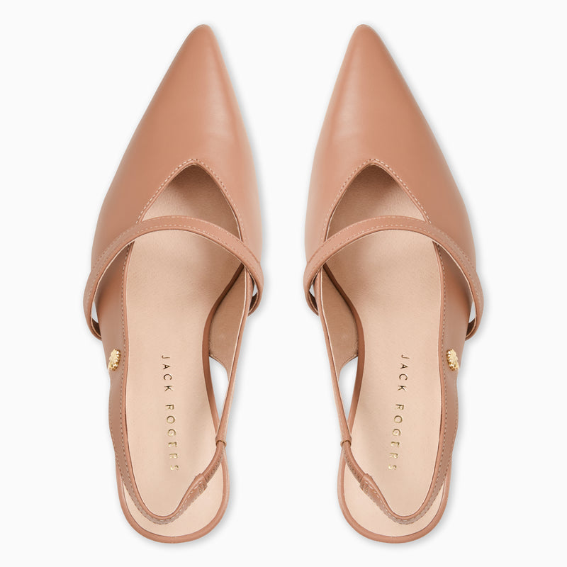 Blythe Leather Slingback Heel