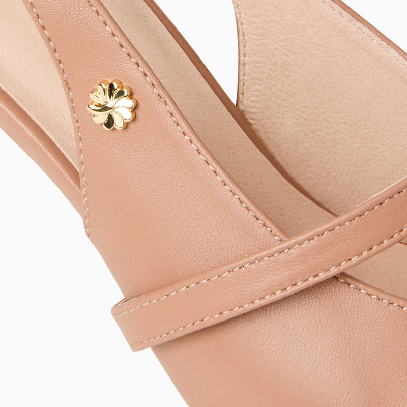 Blythe Leather Slingback Heel