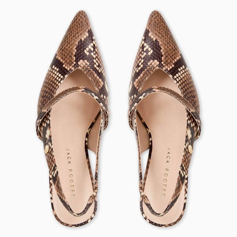 Blythe Leather Slingback Heel