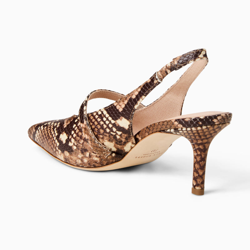 Blythe Leather Slingback Heel