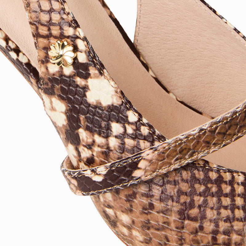 Blythe Leather Slingback Heel