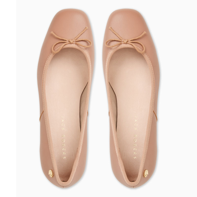 Maddy Leather Low Block Heel