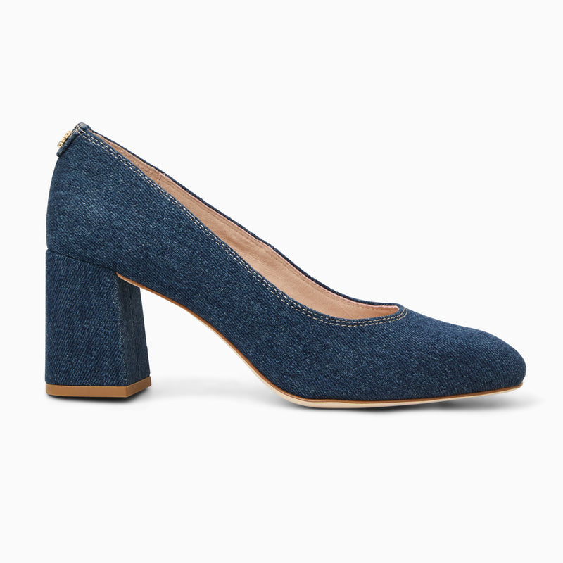Lenora Fabric Pump Heel