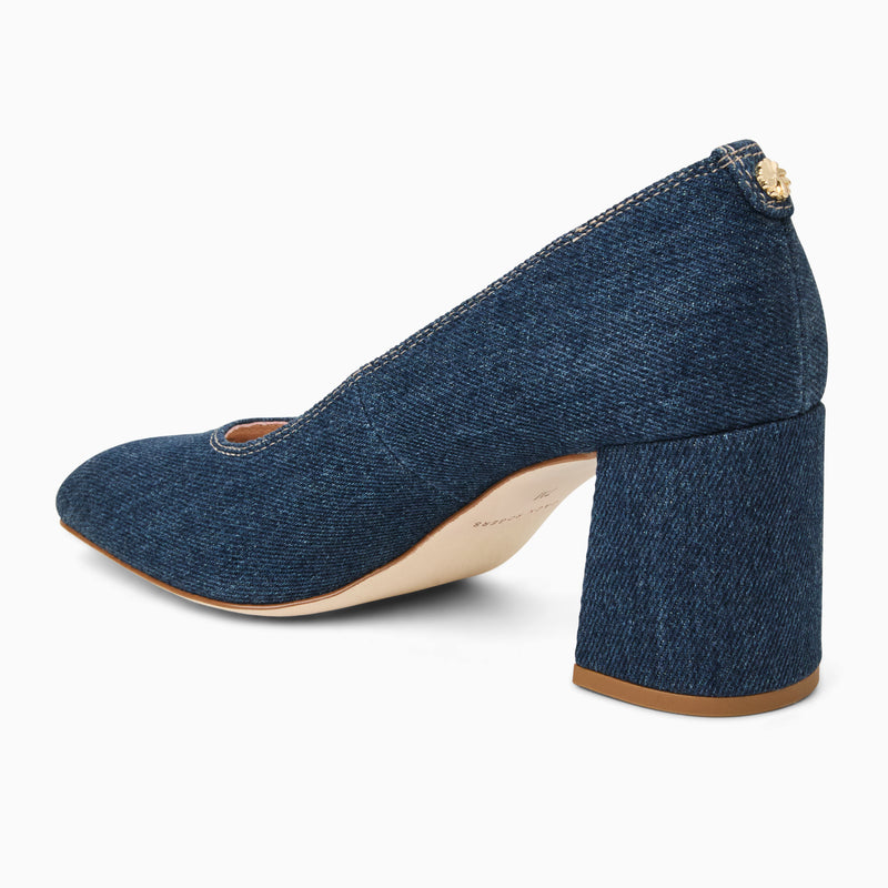 Lenora Fabric Pump Heel