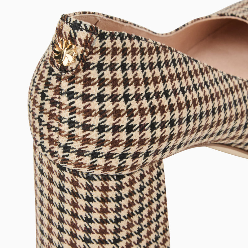Lenora Fabric Pump Heel