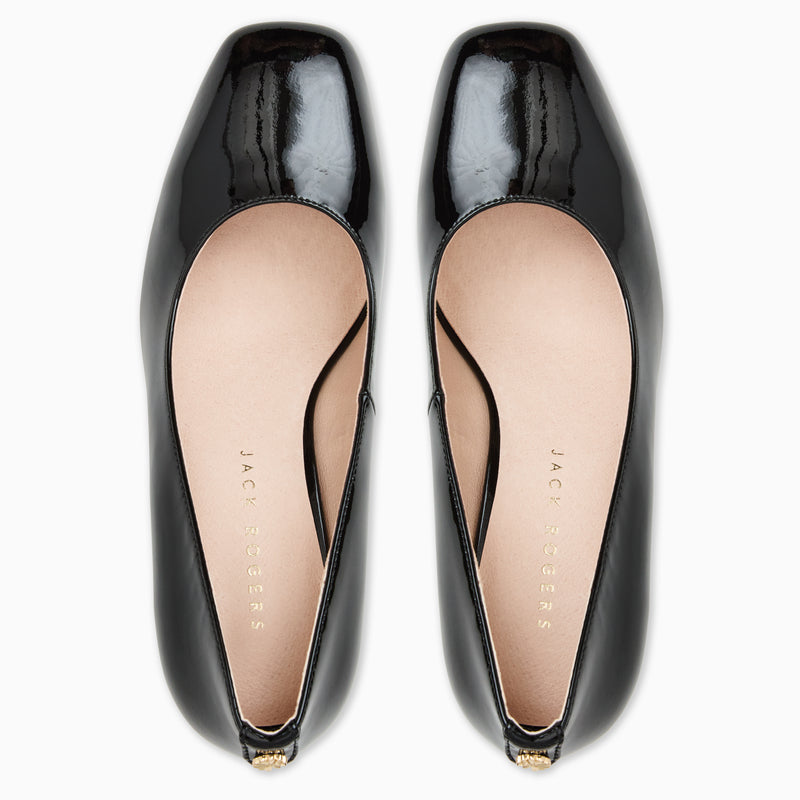 Lenora Leather Pump Heel