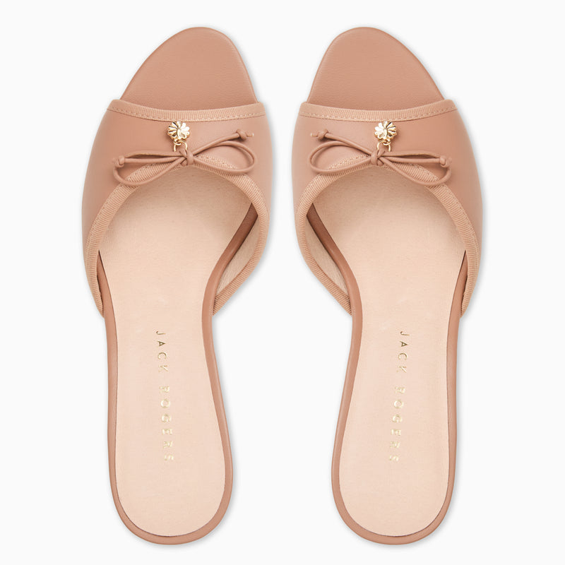 Velma Leather Mid Heel