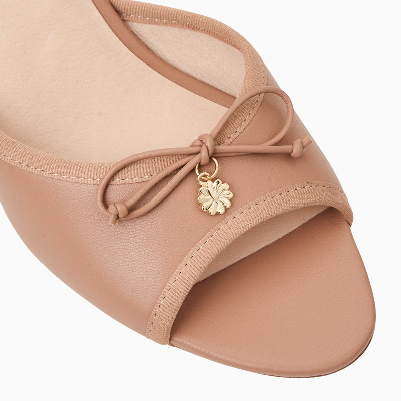 Velma Leather Mid Heel