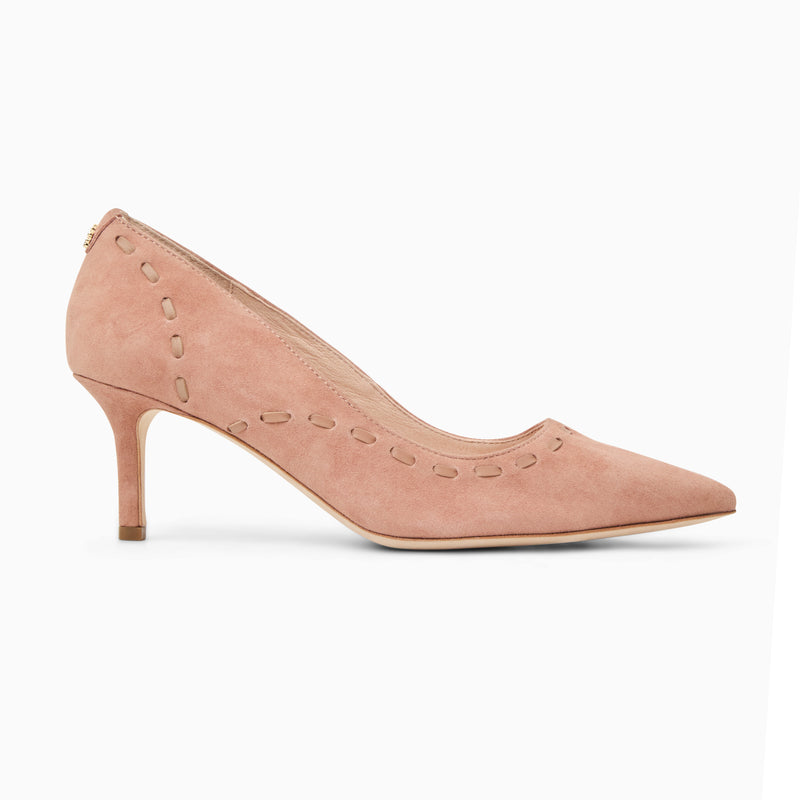 Bridgette Suede Heel Pump