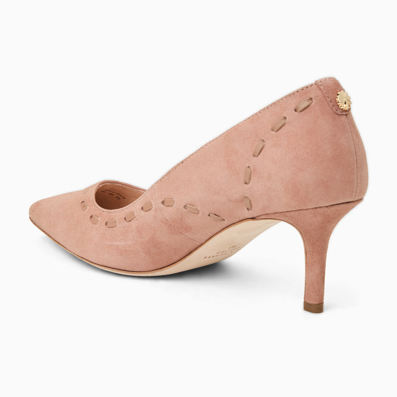 Bridgette Suede Heel Pump