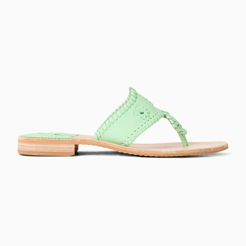 Jacks Leather Flat Sandal