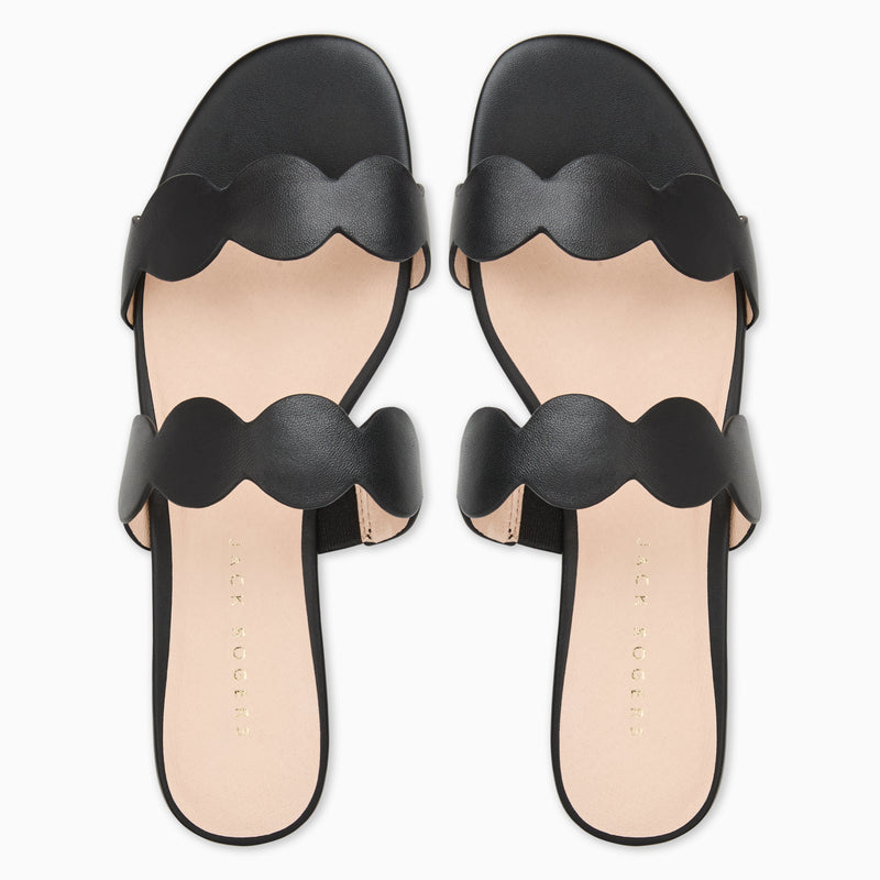 Greglen Leather Flat Slide