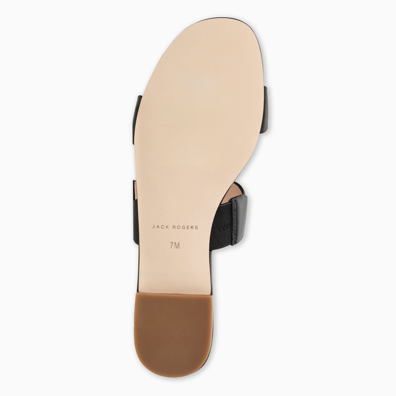Greglen Leather Flat Slide