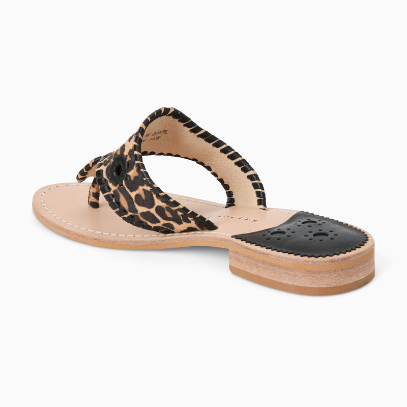 Jacks Leather Flat Sandal