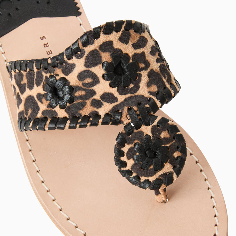 Jacks Leather Flat Sandal