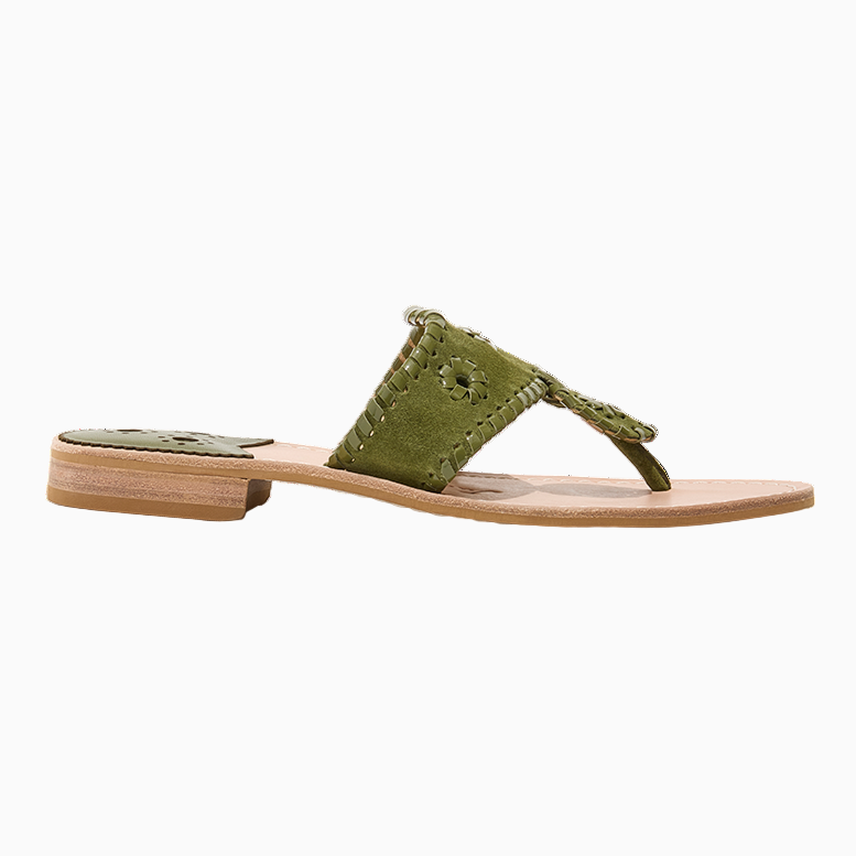 Jacks Suede Flat Sandal