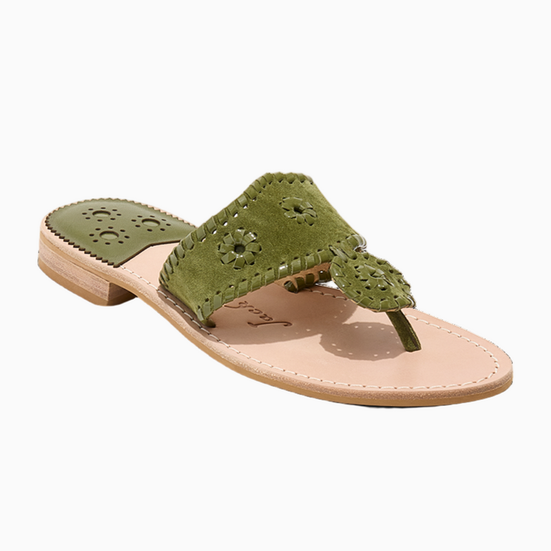 Jacks Suede Flat Sandal