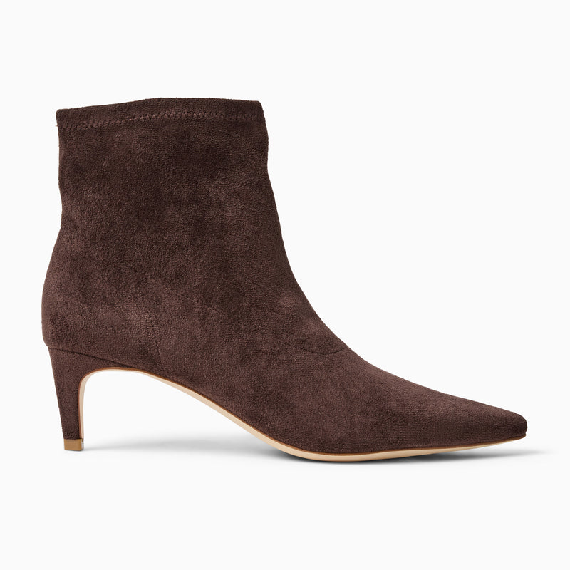 Charleston Stretch Kitten Heel Bootie