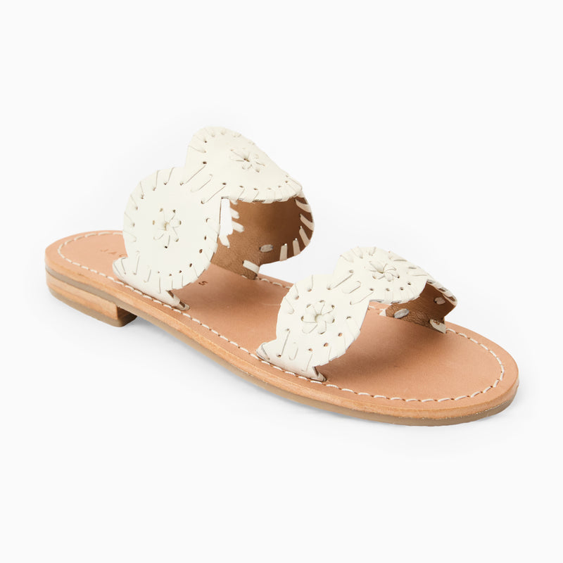 Girls Leather Lauren Slide Sandal