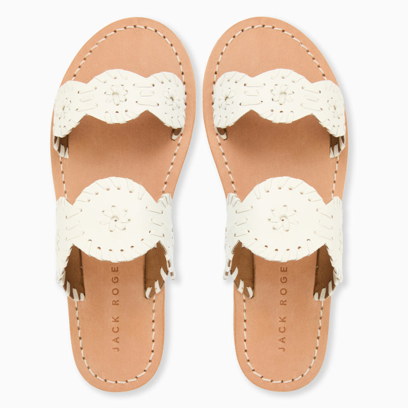 Girls Leather Lauren Slide Sandal