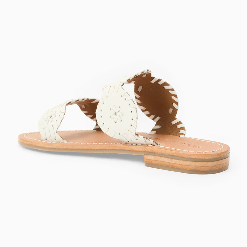 Girls Leather Lauren Slide Sandal