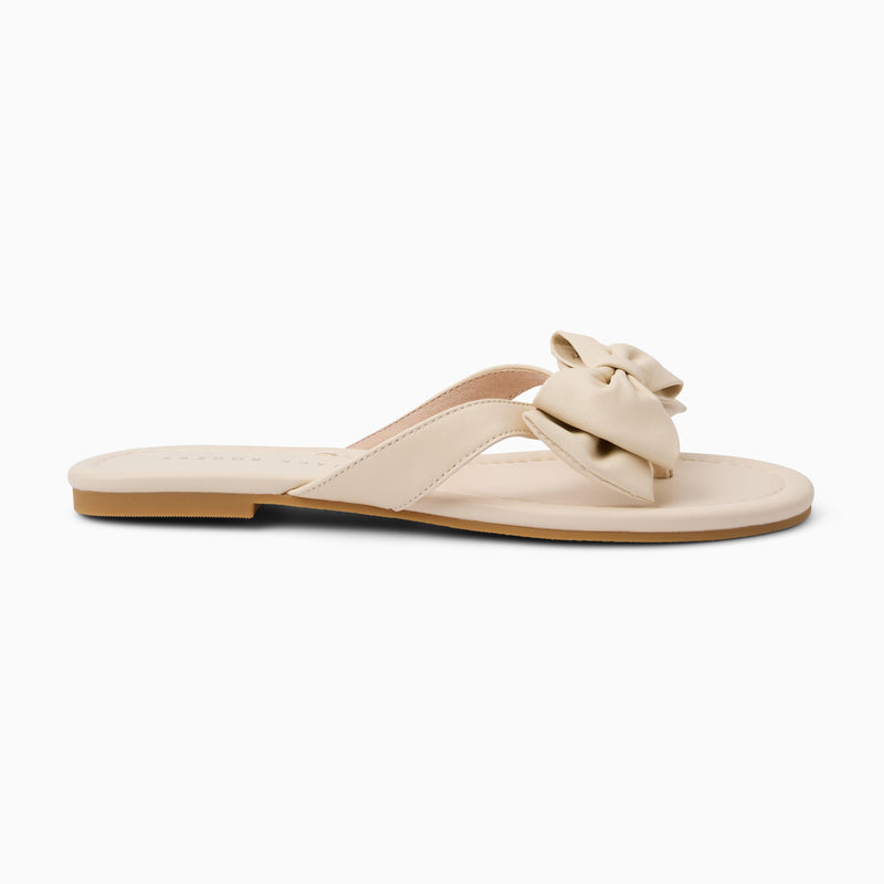 Vannah Leather Bow Sandal