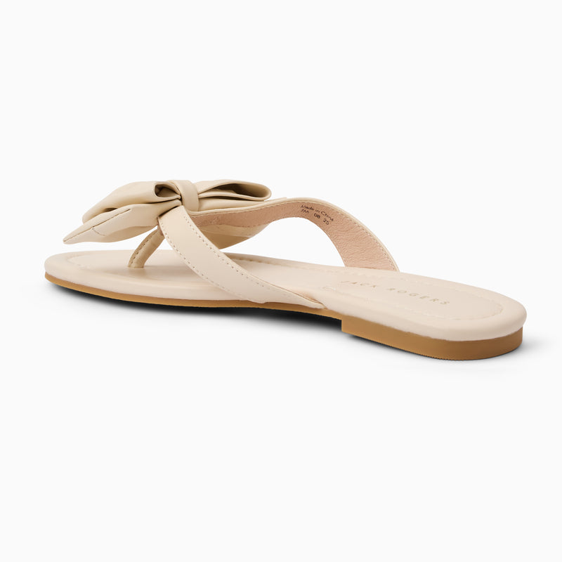 Vannah Leather Bow Sandal