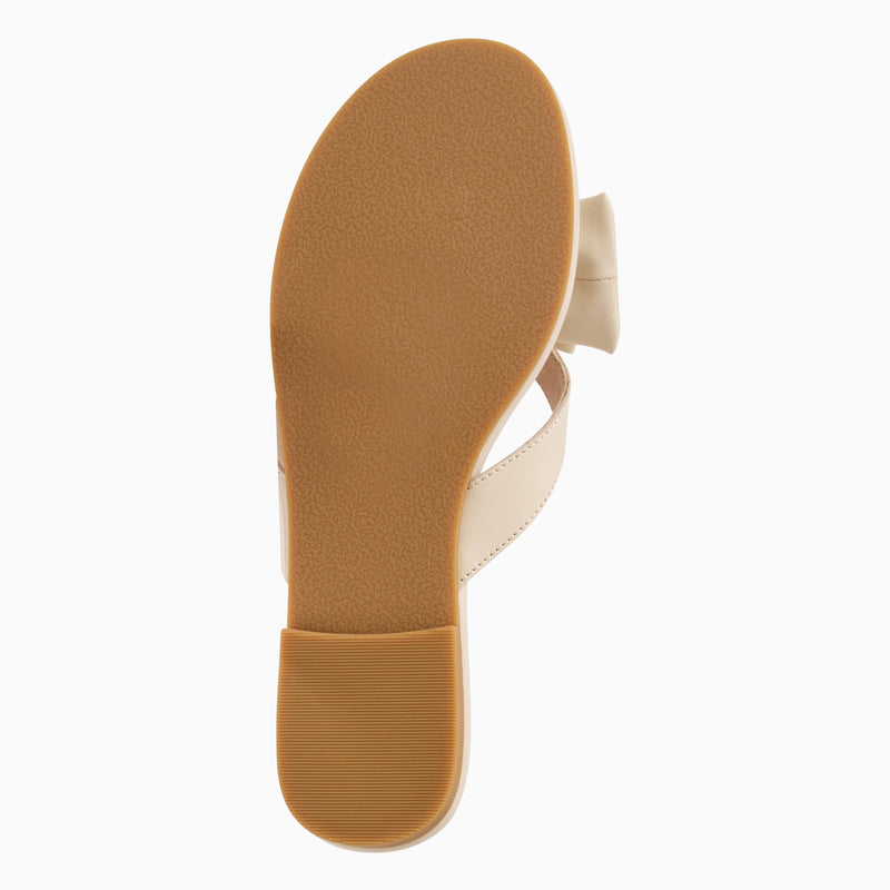 Vannah Leather Bow Sandal