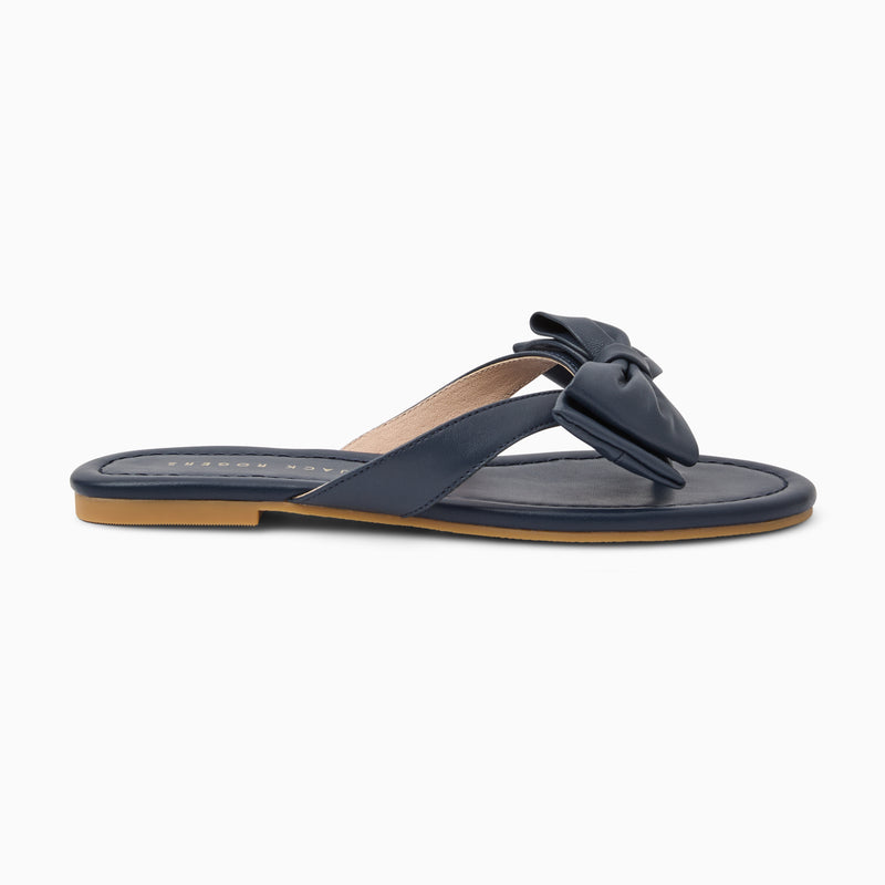 Vannah Leather Bow Sandal
