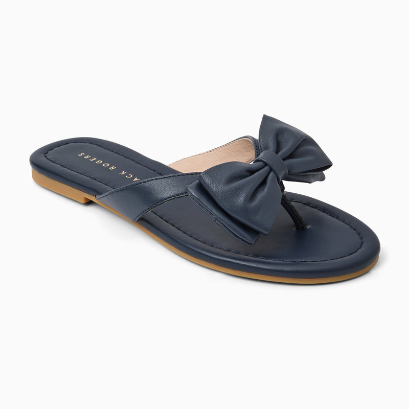 Vannah Leather Bow Sandal