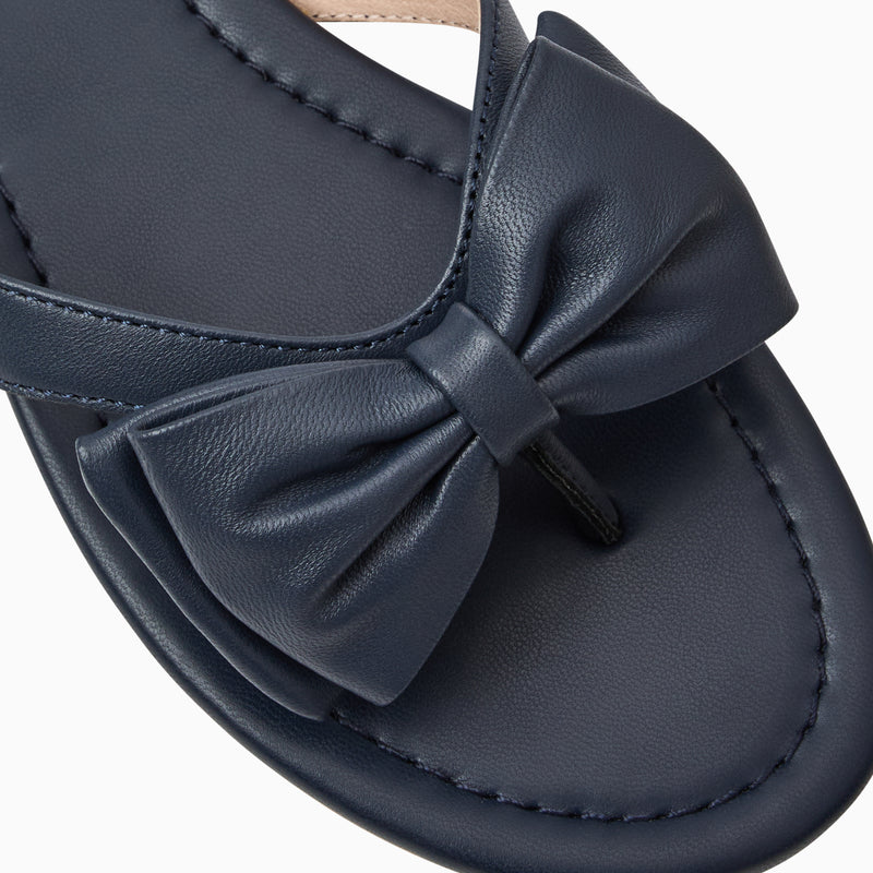 Vannah Leather Bow Sandal