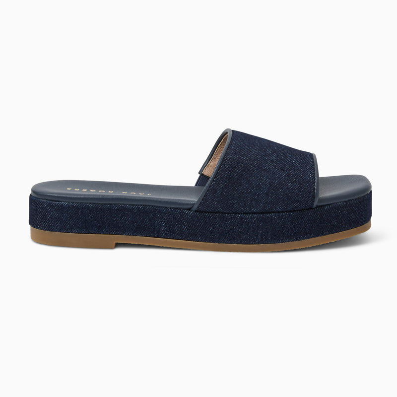 Bay Denim Flatform Sandal
