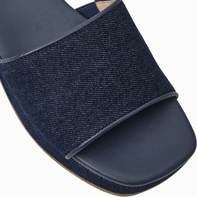Bay Denim Flatform Sandal