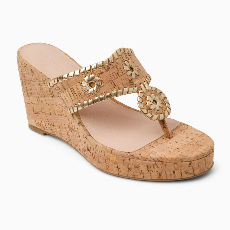 Jacks Cork High Heel Wedge