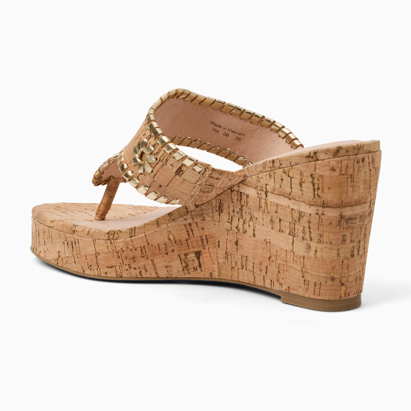 Jacks Cork High Heel Wedge