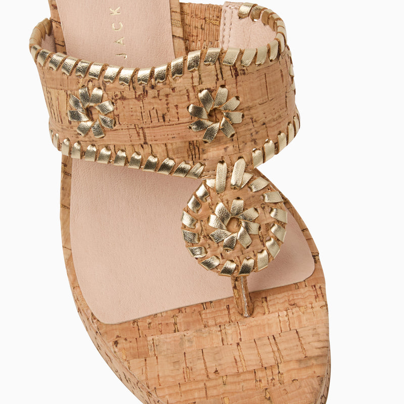 Jacks Cork High Heel Wedge