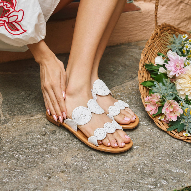 Lauren II Leather Slide Sandal