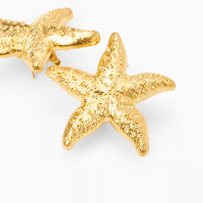 Katerina Italian Gold-Plated Earrings