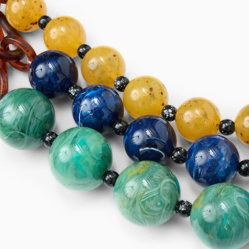 Sorrento Italian Triple Strand Necklace