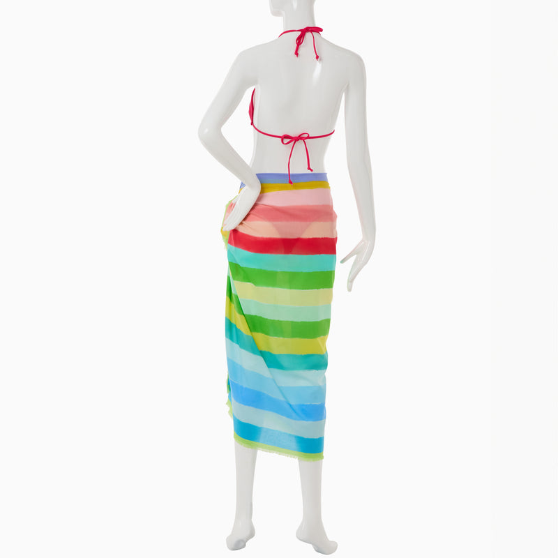 Jacks Italian Cotton Striped Pareo