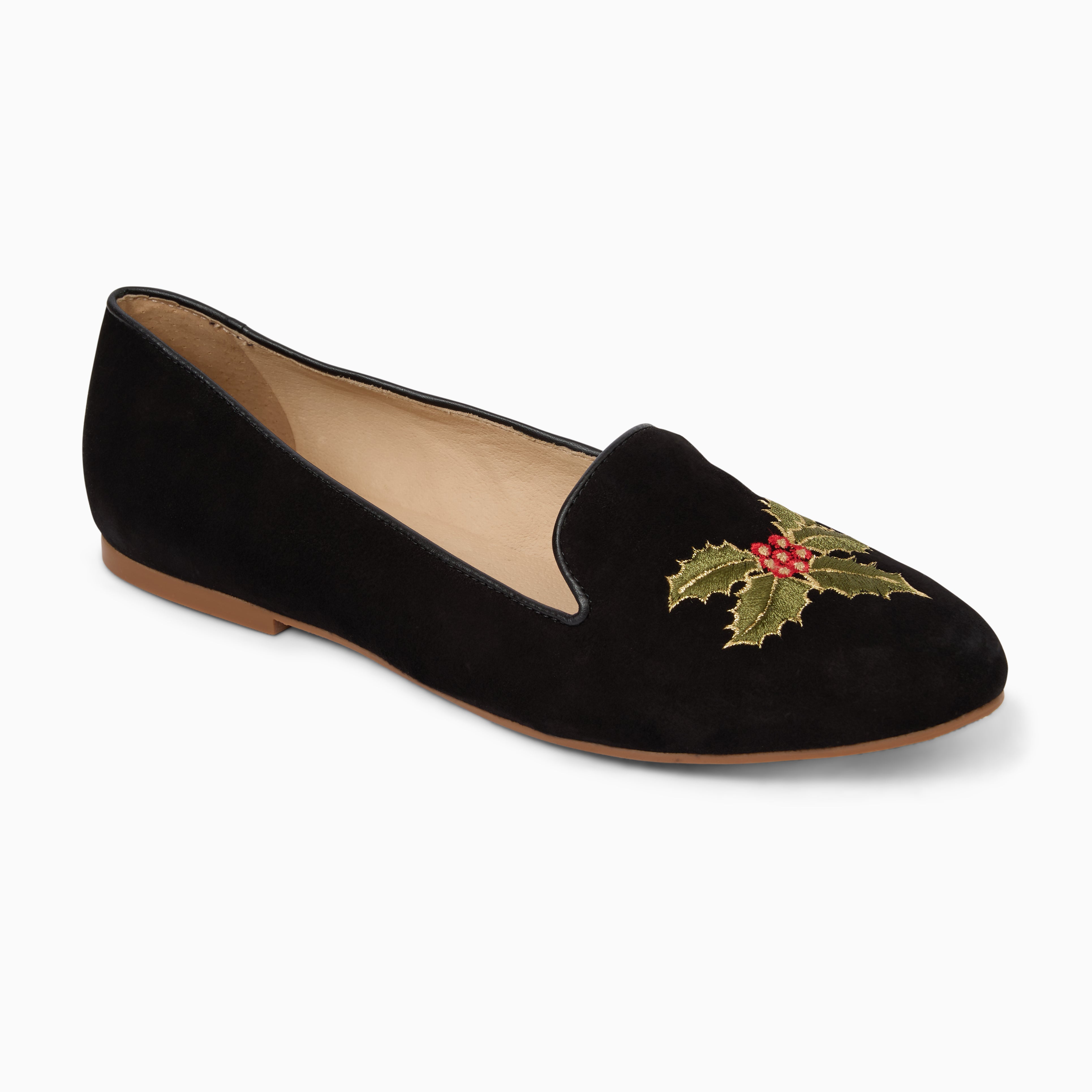 Embroidered Holly Loafer