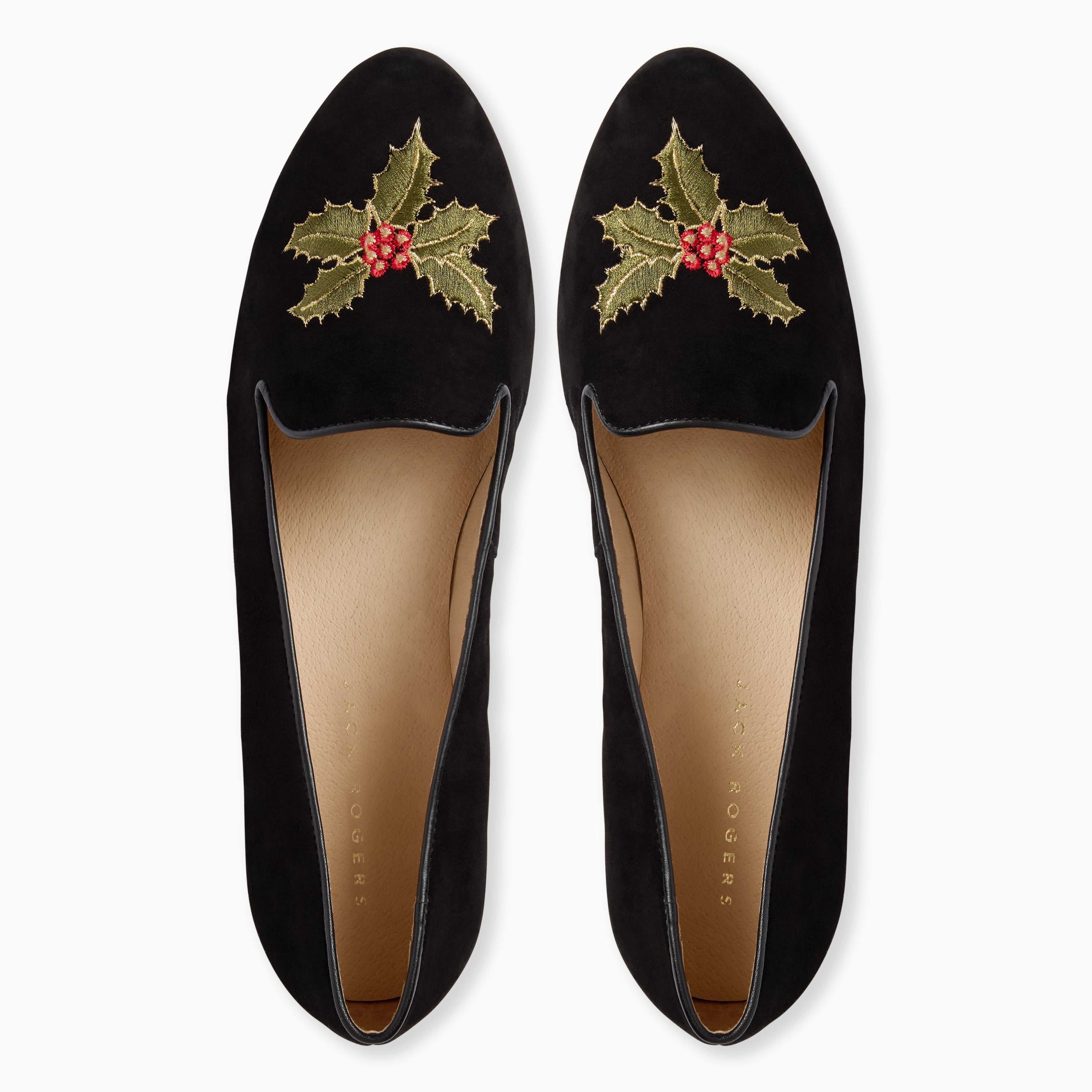 Embroidered Holly Loafer