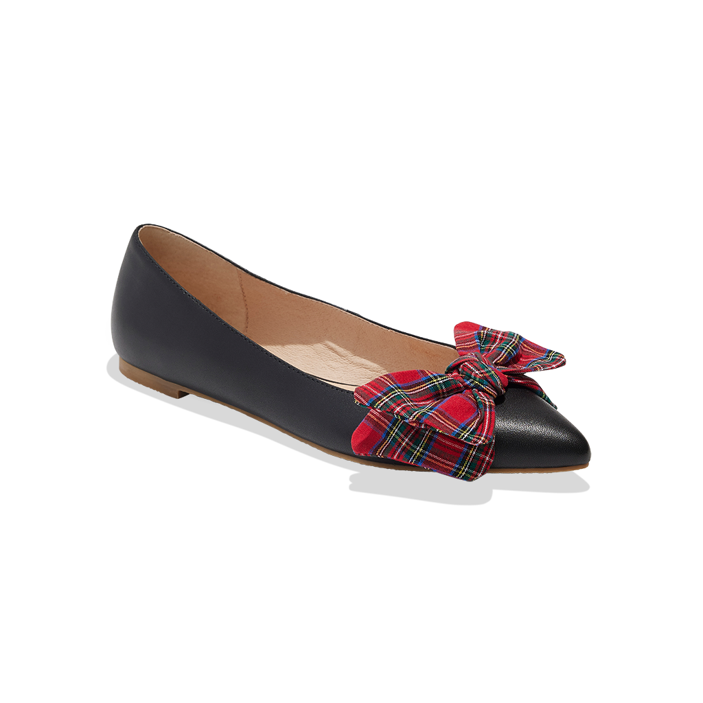 Plaid flats sales