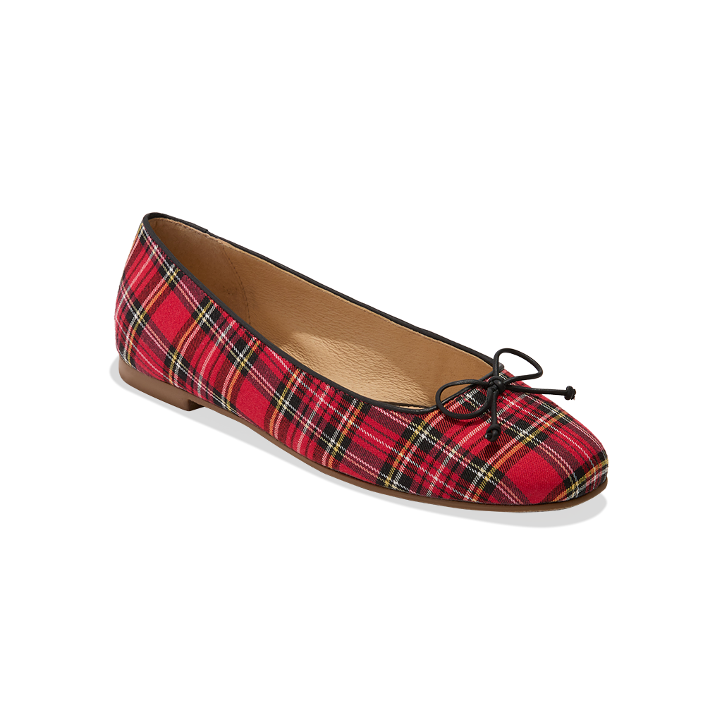 Black and red plaid shoes sales