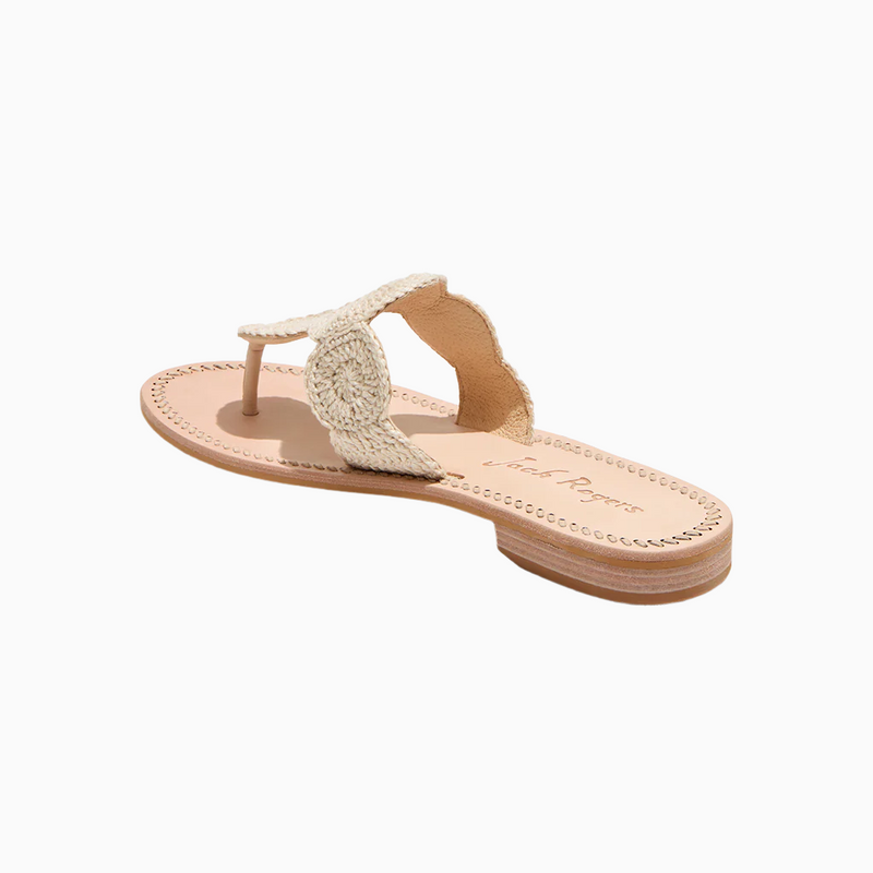 Jacks Crochet Flat Sandal