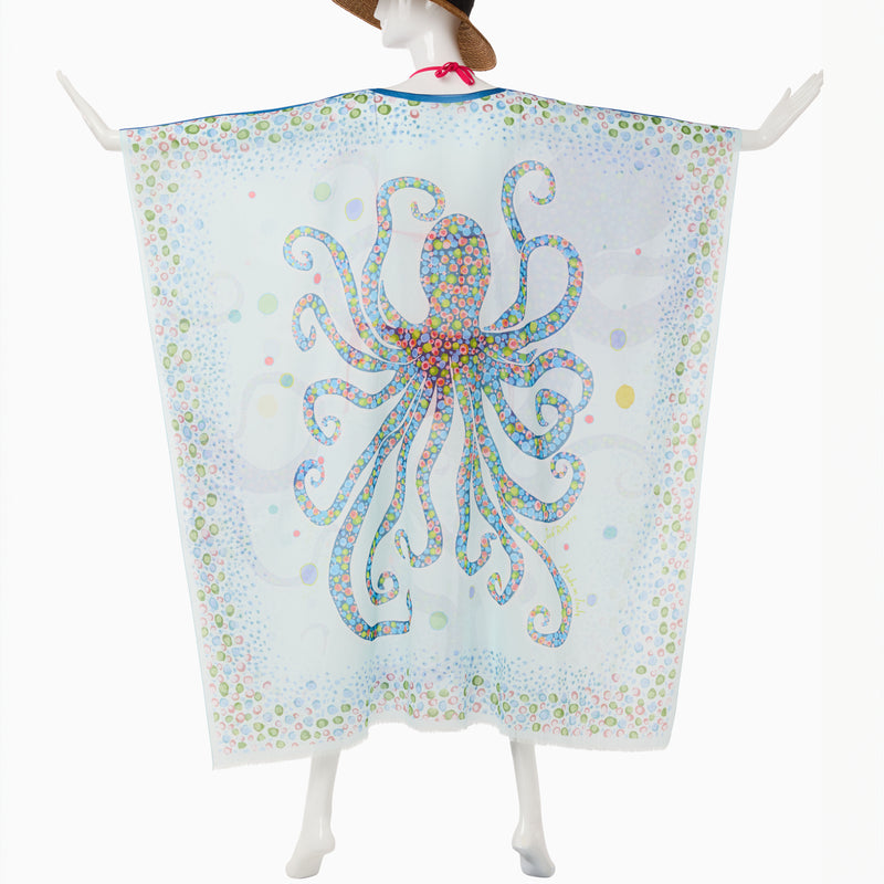 Jacks Italian Cotton Octopus Kaftan