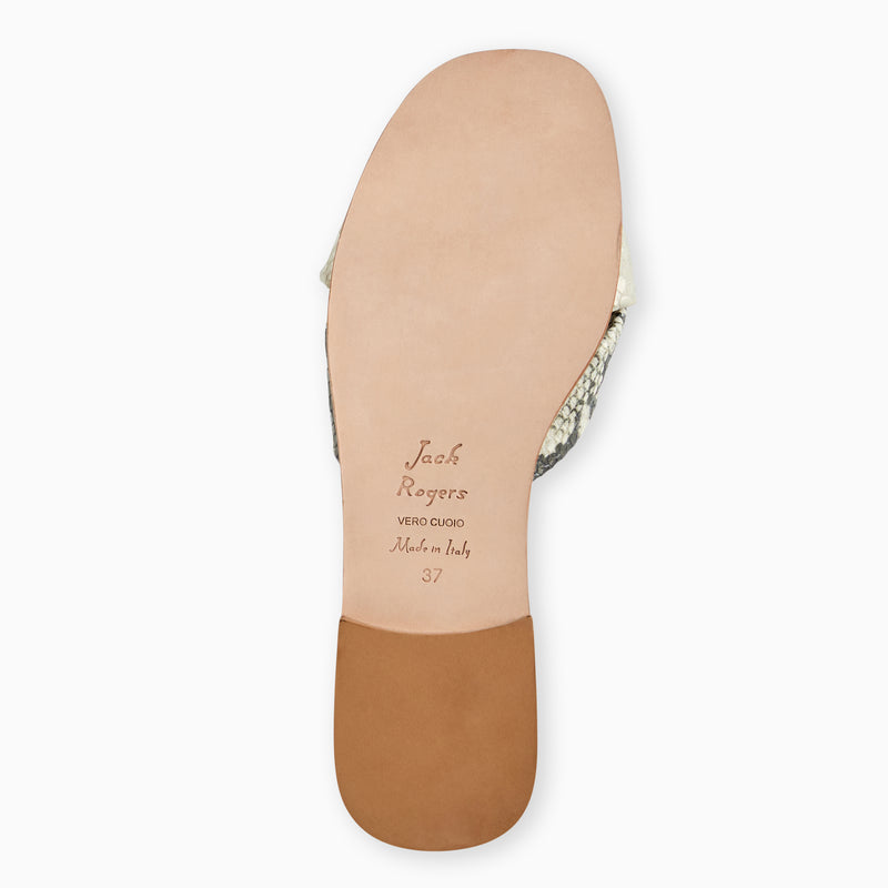 Monica Italian Leather Slide